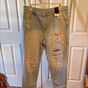 No Boundaries women Distressed Light Blue Jeans